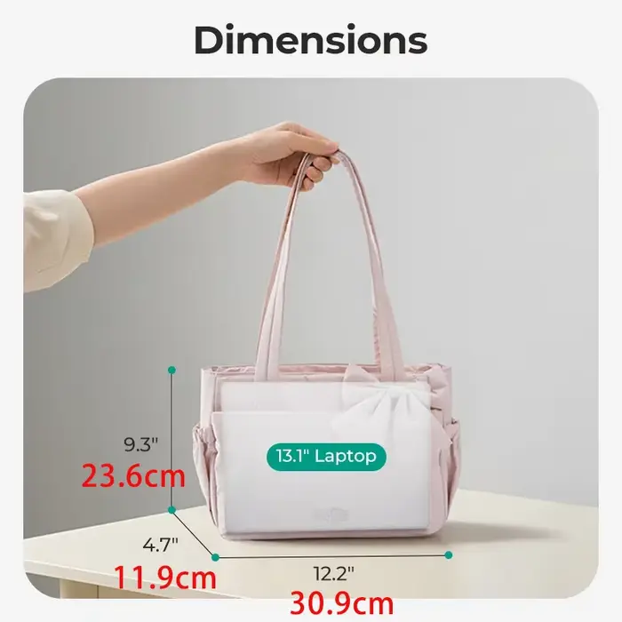 BAGSMART sac fourre-tout de voyage polyvalent femmes sac de transport plusieurs poches sac à main messager collège école sac à bandoulière