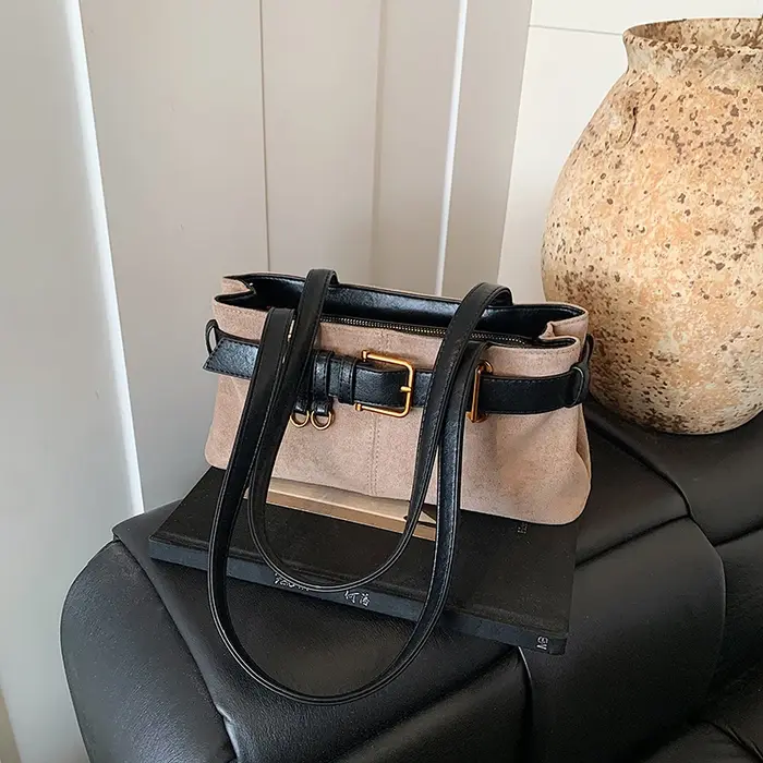 Sac à bandoulière de luxe en cuir PU pour femmes, sac à main en cuir végétalien, fourre-tout tendanc