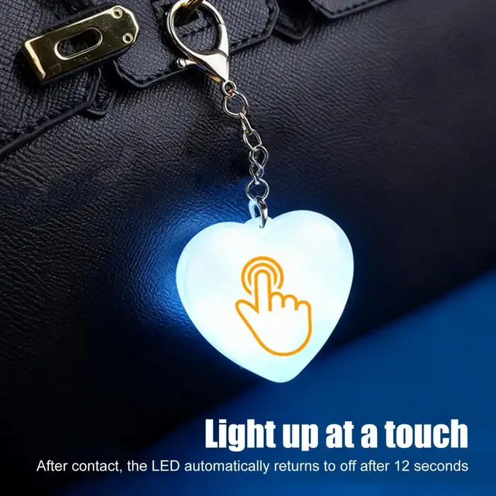 Amour coeur sac à main lumière en forme