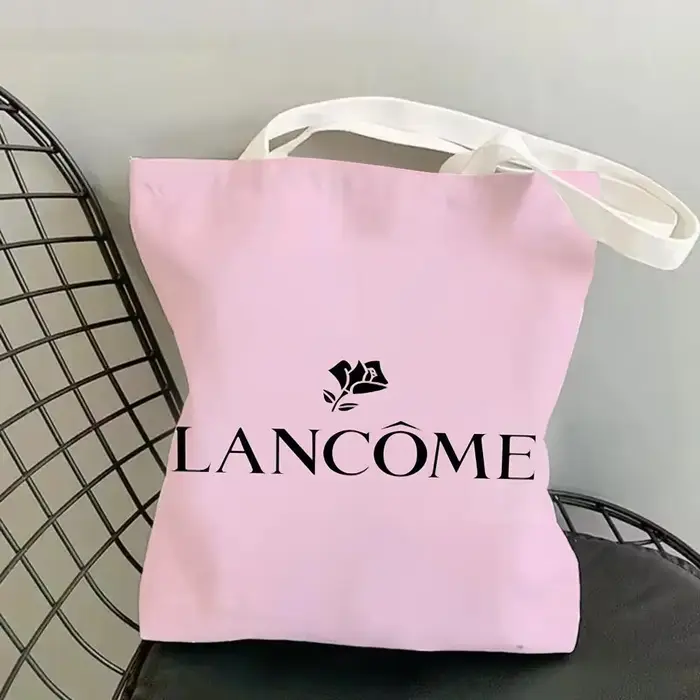Sacs de rangement L-L-LancomeS à motif tendance, sac de plage en toile imprimé double face, sac de voyage à bandoulière léger et durable, cadeau écologique