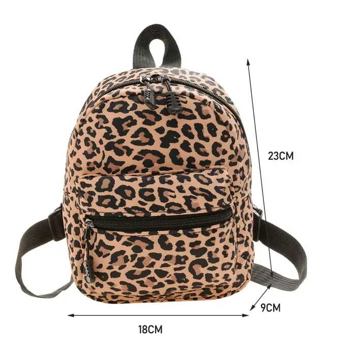 Sac à dos en nylon à motif Animal mignon pour femmes