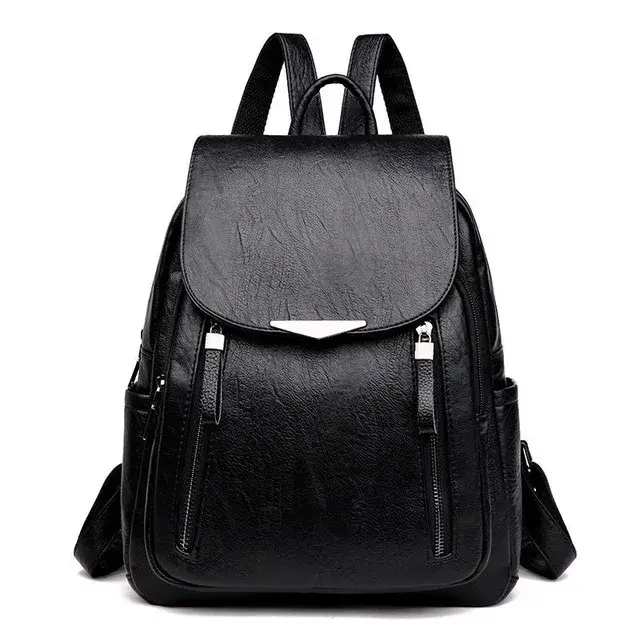 Yogodlns sac à dos de luxe pour femmes sac à dos en cuir PU souple voyage sac d'école de grande capa