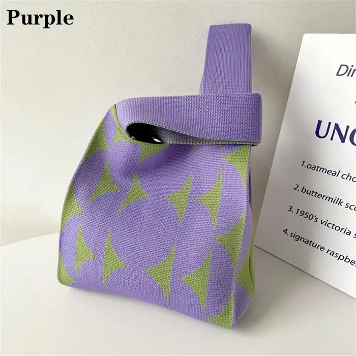 Sac à main en tricot fait à la main pour femmes