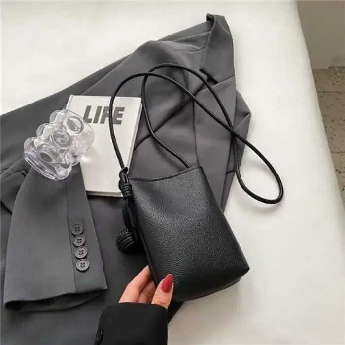 Petit sac à bandoulière en cuir pour femmes, sac de styliste pour téléphone portable, sac à bandouli