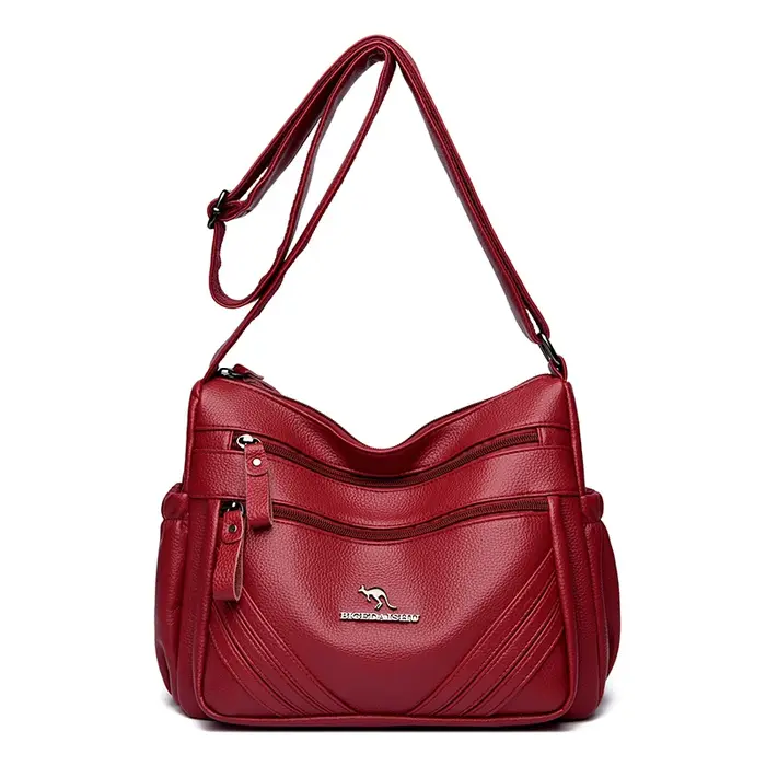 Sac à bandoulière tendance en cuir pour femmes