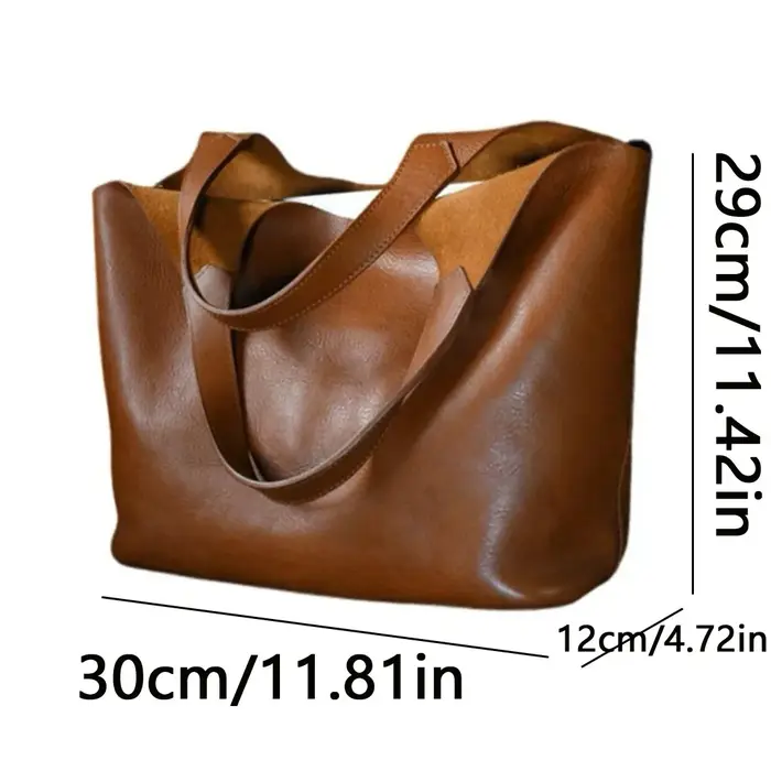 Nouveau sac fourre-tout marron 2026 pour femme