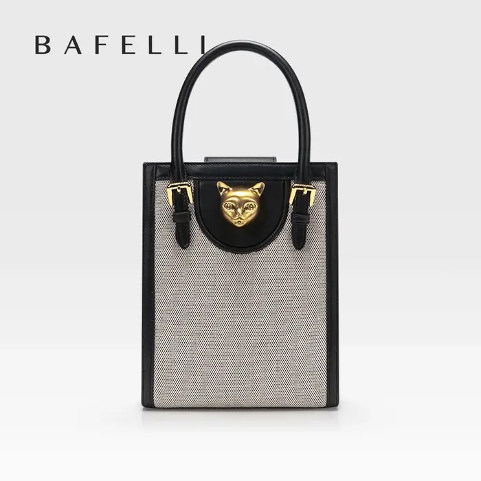 BAFELLI 2026 NOUVEAU SAC À MAIN FEMME MARQUE DE LUXE CAT DESIGNER ORIGINAL TENDANCE SAC À BANDOULIÈRE CASUAL MINI TOTE CROSSBODY
