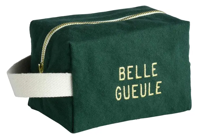 Trousse cube Belle Gueule Nori Vert S 10 x 16 x 10