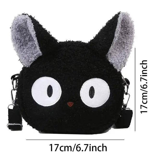 Sac à bandoulière en peluche de style japonais HOMEFISH pour femmes