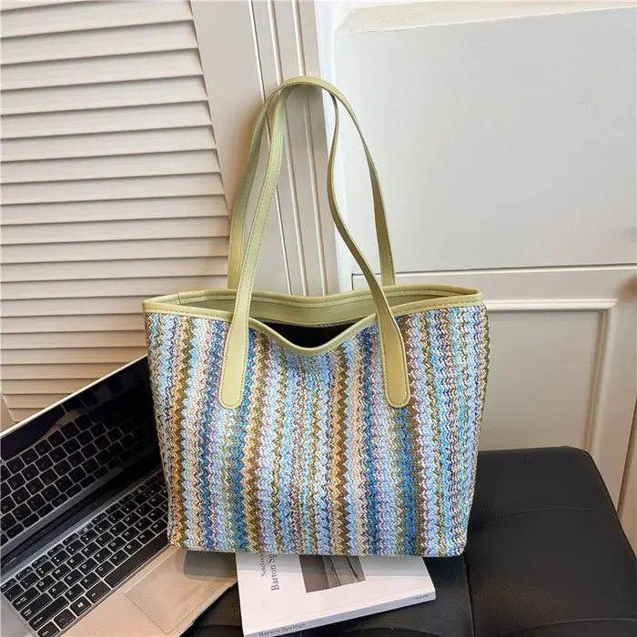 Sac fourre-tout pour femme en toile grande capacité