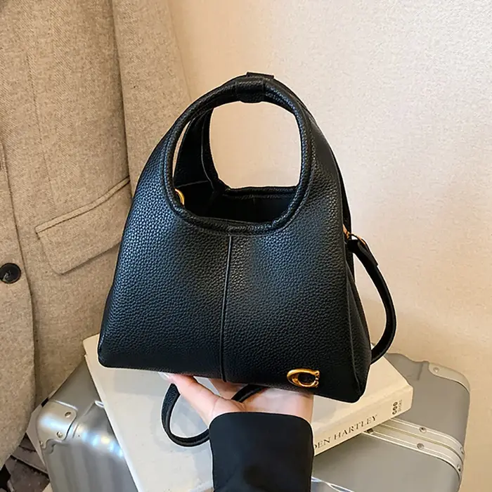 Sac fourre-tout hobo en daim marron pour femme