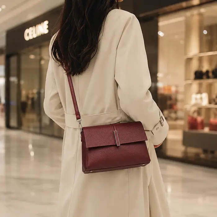Sac à main en cuir véritable de qualité supérieure pour femmes