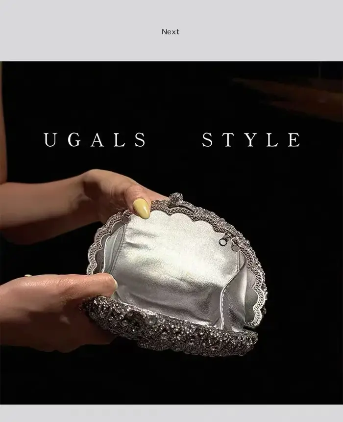 Sac à main de luxe en métal pour femmes, pochette de Banquet pour fête de mariage, strass en cristal