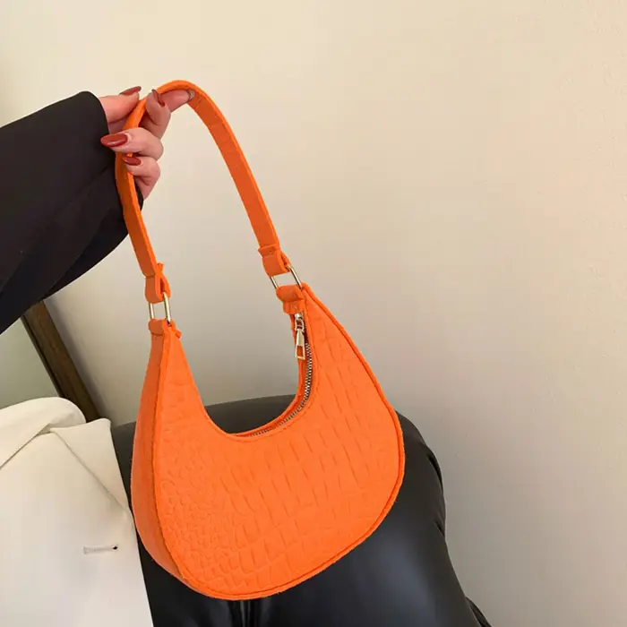 Sac sous le bras à motif pierre pour femme