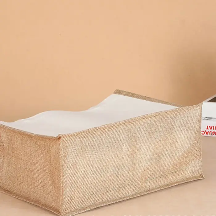 Sac fourre-tout en toile de Jute Vintage réutilisable