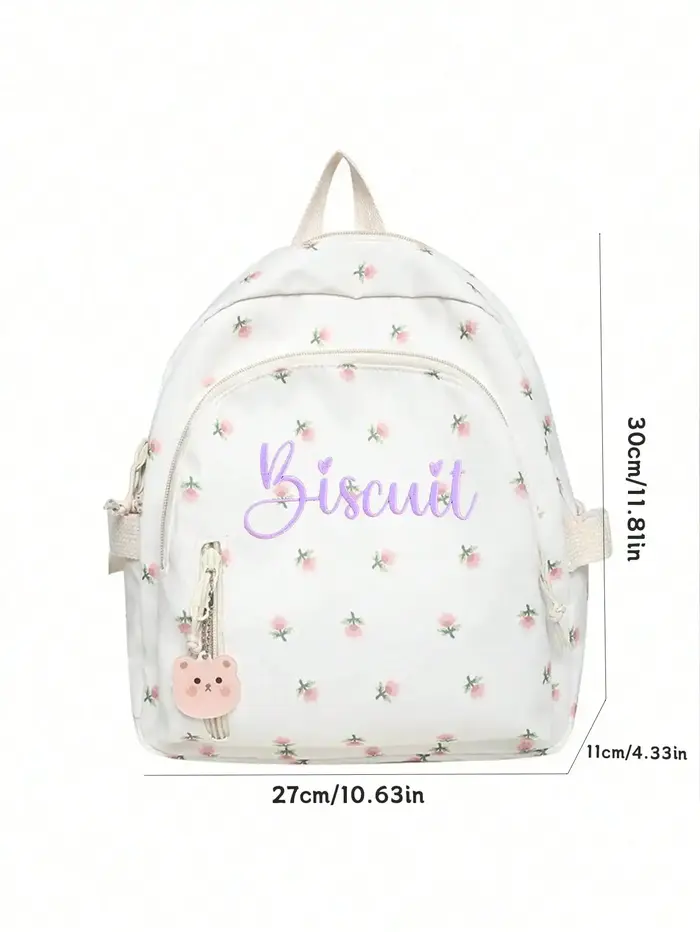 Mini sac à dos floral mignon pour filles