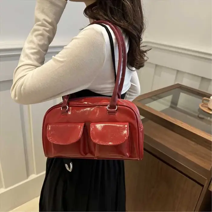 Sac à main Double Ket de personnalité rétro