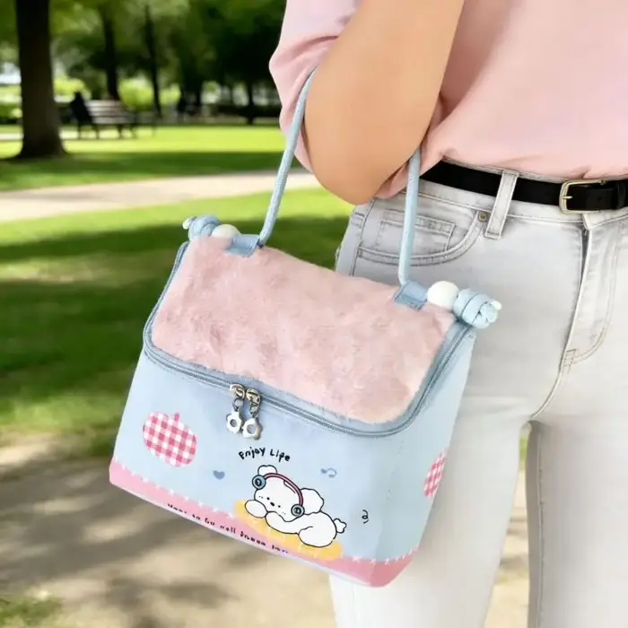 Sac de maquillage portable de grande capacité