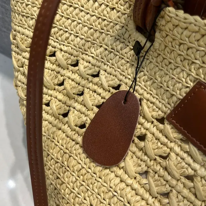 Sacs cabas de plage bohèmes en paille pour femmes sacs à main et pochettes de luxe de créateurs nouv