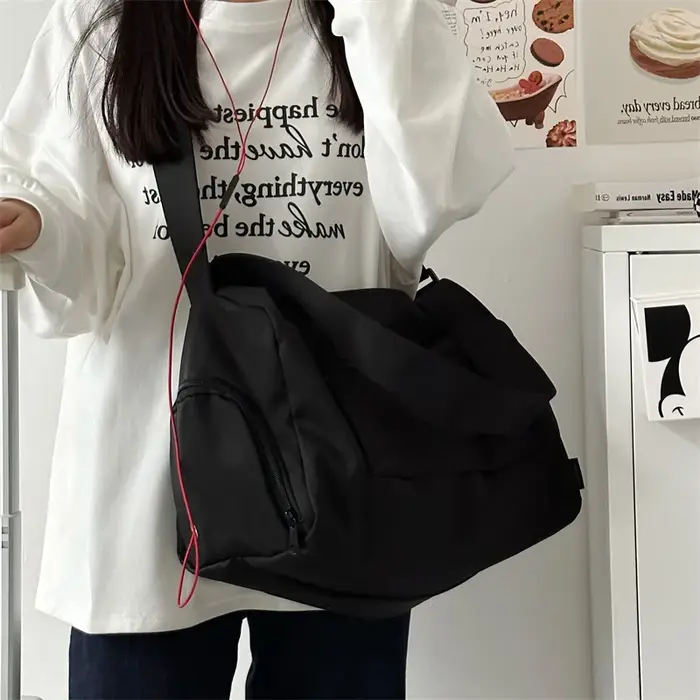 Grands sacs fourre-tout de voyage à bandoulière pour femmes, sacoche à bandoulière en toile, sacoche