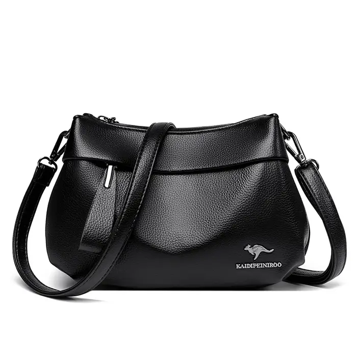 Boston-Petit sac à main en cuir vintage pour femme