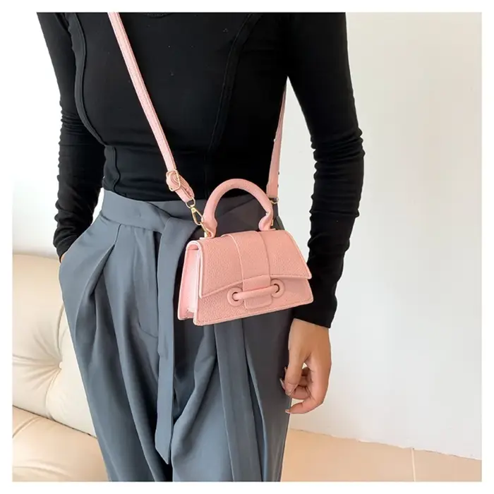 Lovito – sac fourre-tout sportif uni pour femmes, fourre-tout à bandoulière avec boucle carrée, petit sac de transport à la main