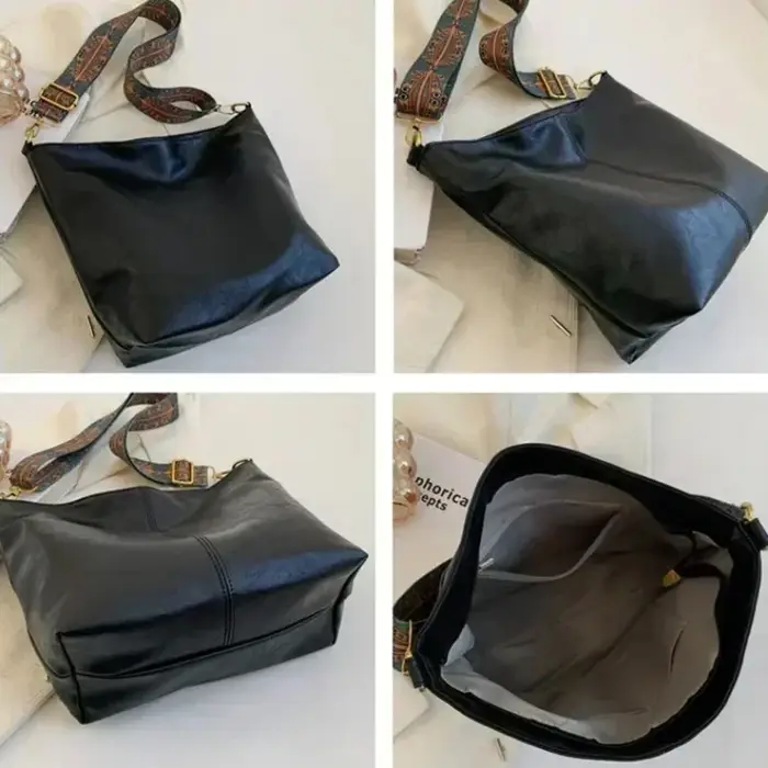 Sac à bandoulière Vintage en cuir PU pour femmes