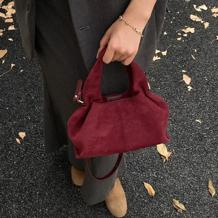 Mini sac à main givré de créateur