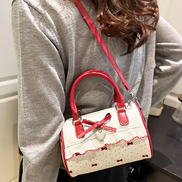 Sac à main à pois pour femmes