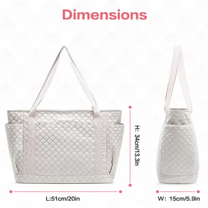 Sac fourre-tout OIWAS pour femme - Sac de voyage avec pochette pour bagages