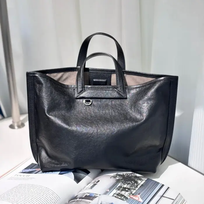 Première couche de cuir de vachette tanné végétal femmes fourre-tout Beige luxe concepteur grande ca