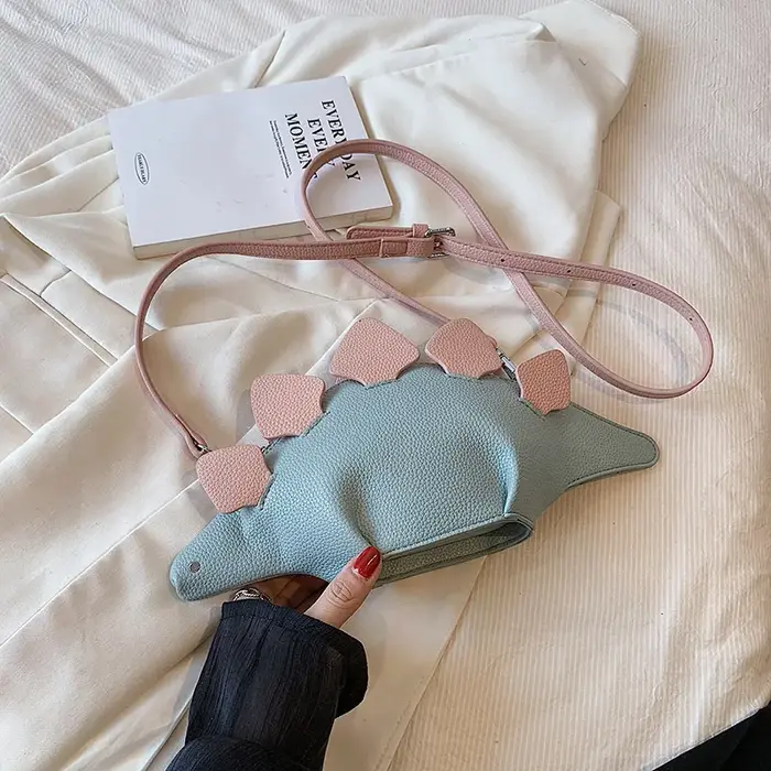 Sac bandoulière mini dinosaure tendance pour femme