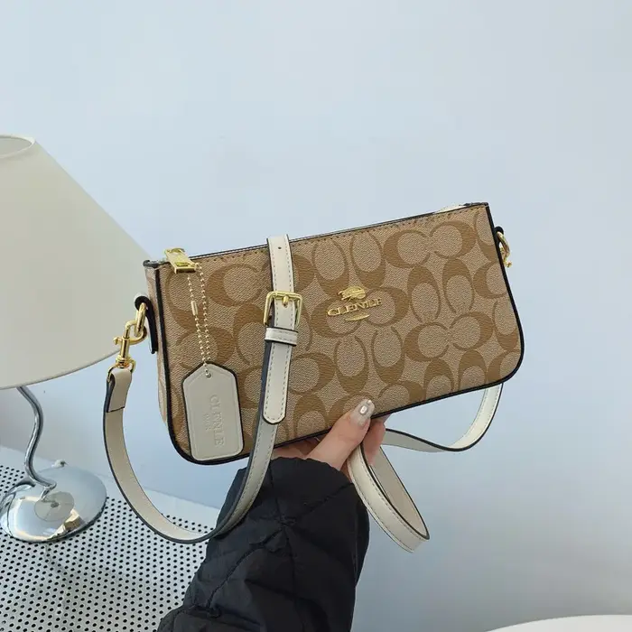 Sac à main haut de gamme 2026 avec chaîne pour femme, imprimé vintage, sac bandoulière élégant, sac 