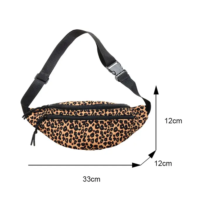 Sac banane en flanelle pour femmes