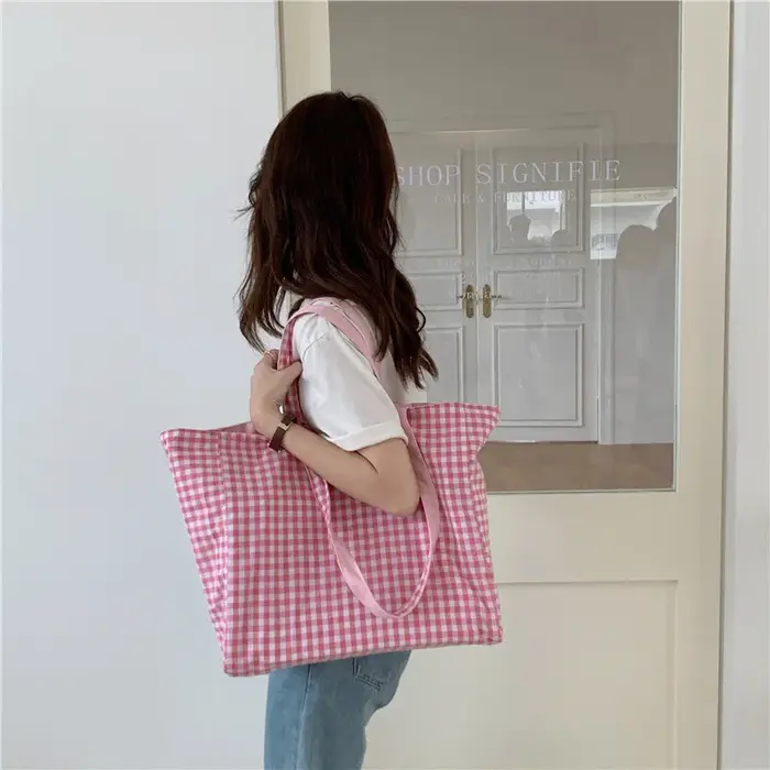 Sac fourre-tout en toile pour femmes