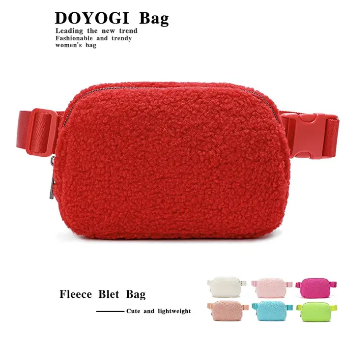 Sac de ceinture en polaire d'hiver pour partout