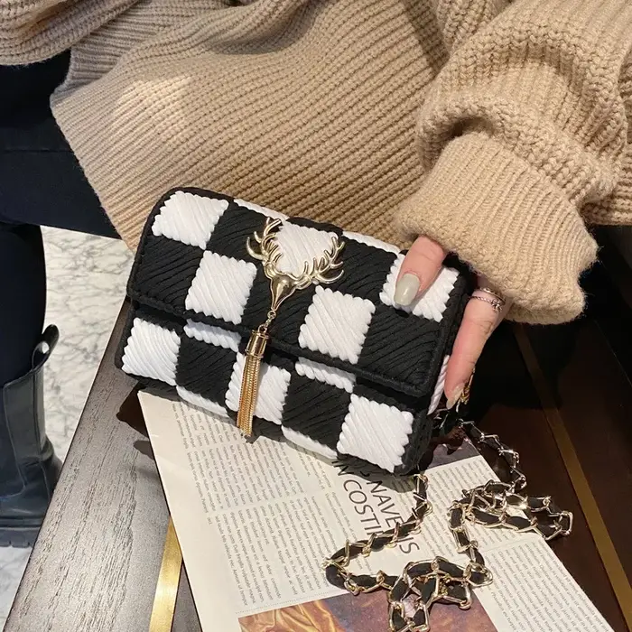 Sac à bandoulière artisanal pour bricolage