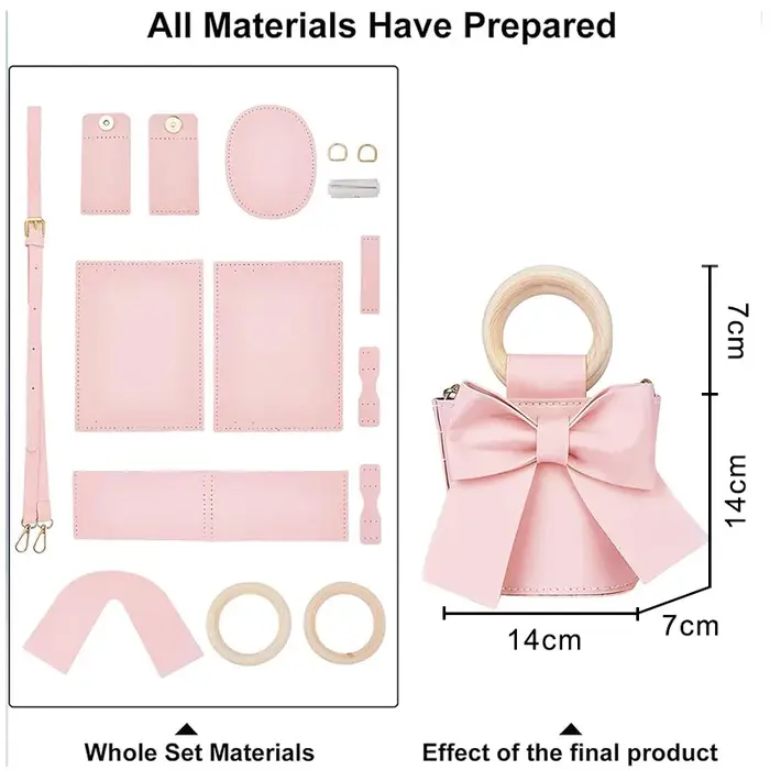 Kit de fabrication de sacs seau en cuir