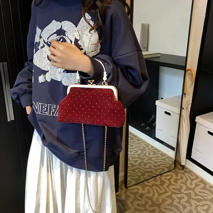 Sac à main pochette de soirée pour femme