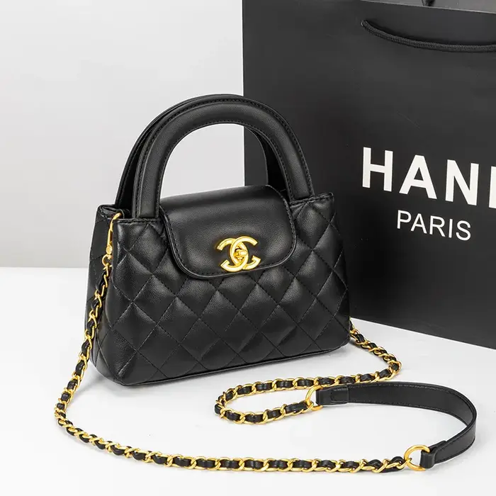 Sac carré portable texturé, nouvelle collection 2026, polyvalent, luxe léger, sac bandoulière chaîne