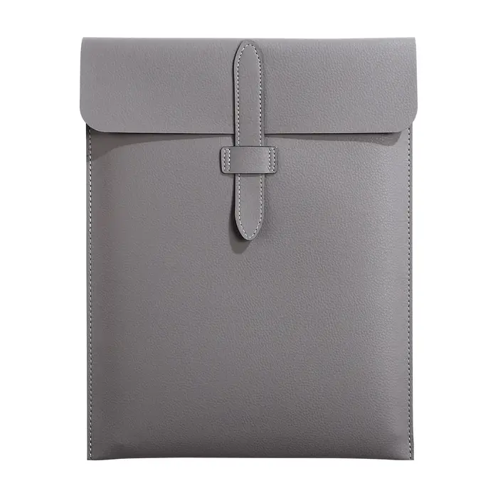 Sac à documents personnalisé en cuir pour bureau d'affaires, sac en papier A4 pour ordinateur portab
