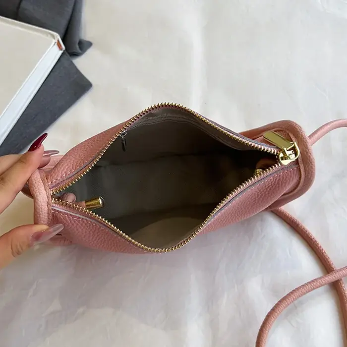 Sac à main en cuir de vachette véritable pour femme