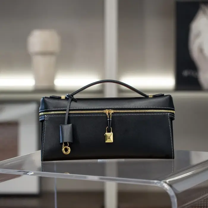 Nouveau Portefeuille Pochette Femme L.P29 2025 en Cuir de Vachette Pleine Fleur, Sac à Main Polyvale