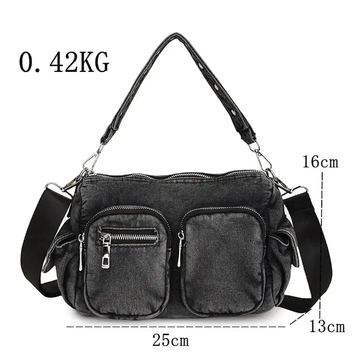 Denim Vintage bandoulière sac
