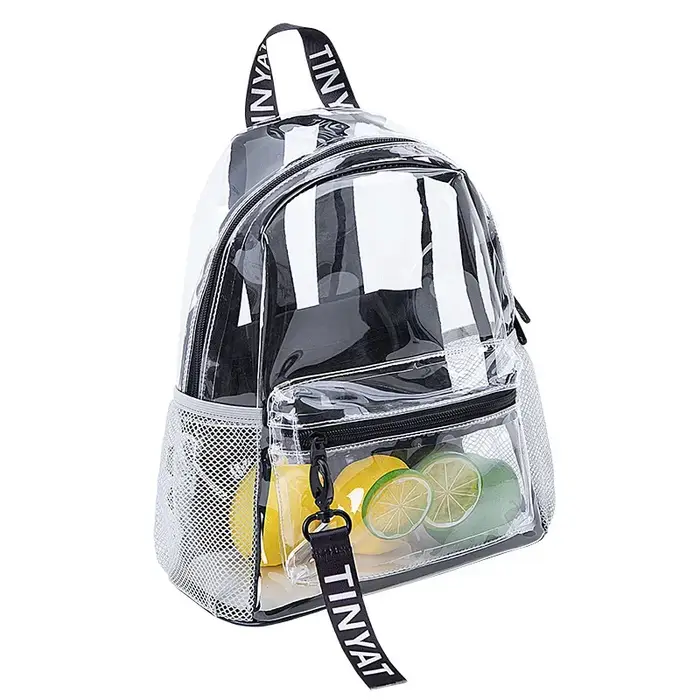 Sac à dos de plage en PVC transparent pour femmes et filles, sacs à dos imperméables, sac de voyage 