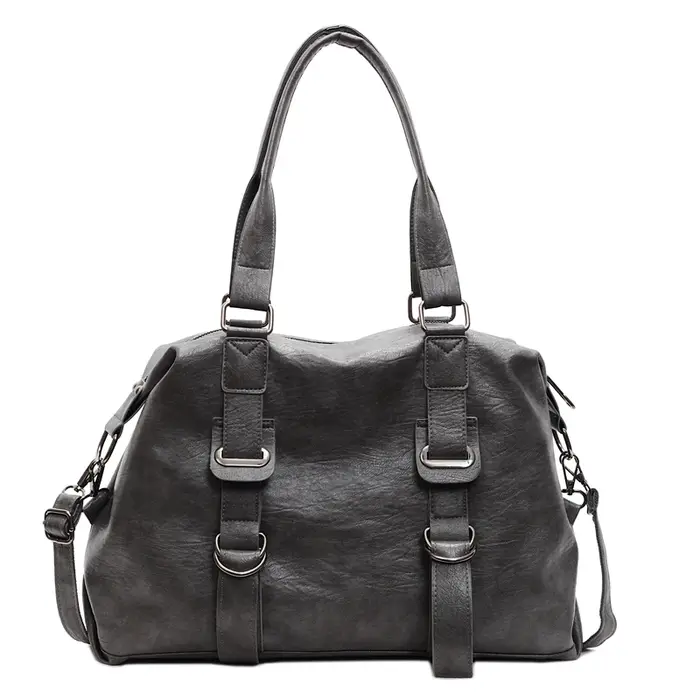 Vintage femmes sacs à bandoulière nouveau Simple dames trajet sac fourre-tout de haute qualité en cuir PU femme sous