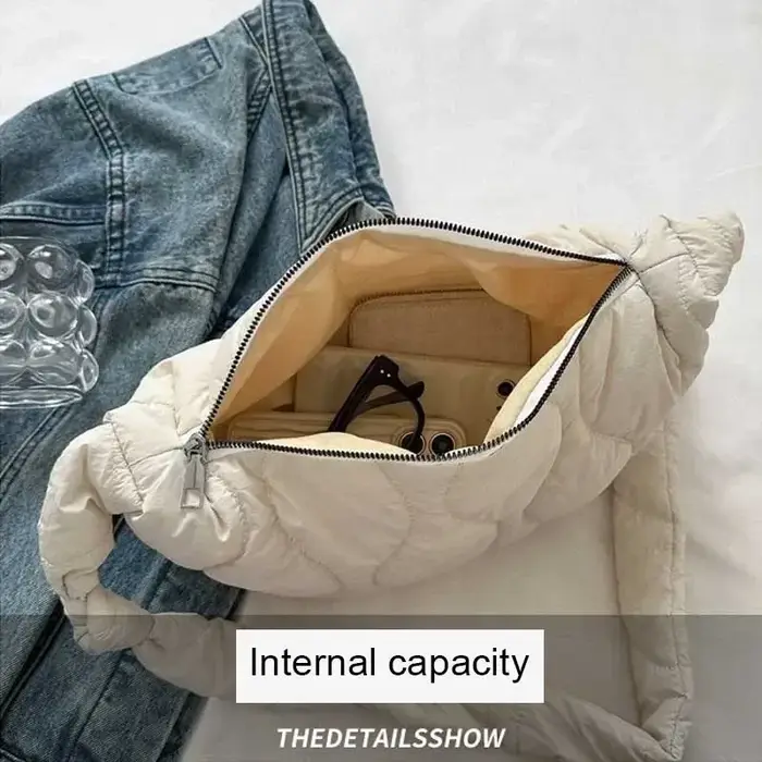 Sac à bandoulière bouffant pour femmes