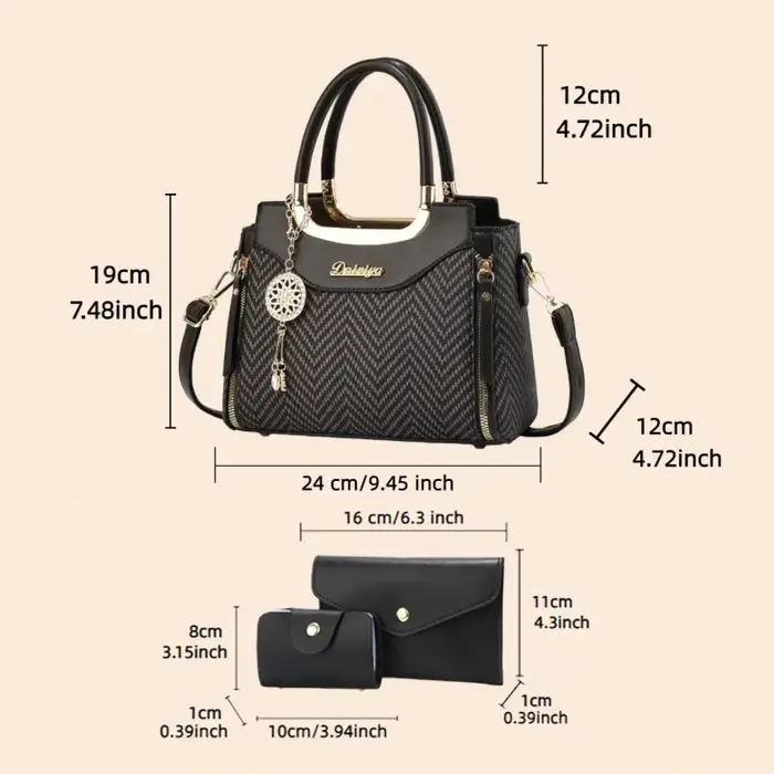 Ensemble de sacs messagers de luxe pour femmes