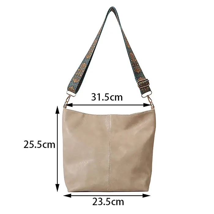 Sac à bandoulière en cuir PU pour femmes
