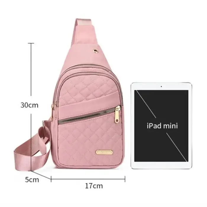 Sac banane matelassé de couleur unie